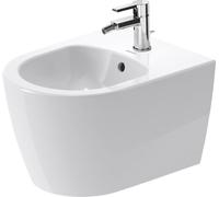 Duravit ME by Starck Wall bidé compacto, proyección de 480mm, 2290153200, Color: Seda blanca mate