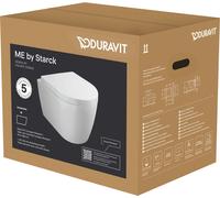 Duravit ME by Starck Wand-WC Compact Duravit Rimless® Set, 45300900A1