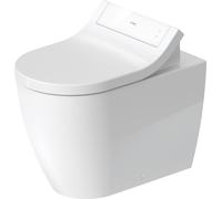 Duravit ME by Starck WC de pedestal para SensoWash®, de espaldas a la pared, 21695900001, Color: Blanco con Wondergliss