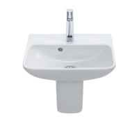 Duravit ME de Starck Half-pedestal 0858410, 165 mm, 08584100001, Color: Blanco con Wondergliss