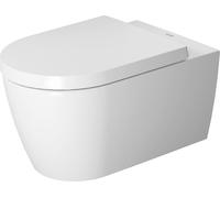 Duravit ME de Starck WC de pared, lavable, Durafix incluido, 4.5 L, 370 x 570 mm, 2528090000, Color: Color interior blanco, color exterior blanco