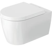 Duravit ME de Starck WC de pared, lavable, Durafix incluido, 4.5 L, 370 x 570 mm, 2528092600, Color: Color interior blanco, color exterior blanco seda mate