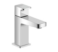 Duravit Manhattan grifo de columna, 90 mm de proyección, sin desagüe automático, MH1080002010, Color: Cromo alto brillo