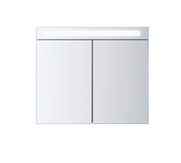 Duravit No.1 armario con espejos, 2 puertas, con iluminación LED, 800x148x700mm, conexión a la red eléctrica, N17921000000000
