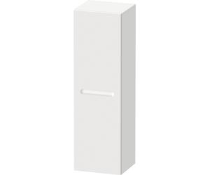 Duravit No.1 armarios de media altura, 1 puerta, con bisagras a la derecha, 400x360x1320mm, 4 estantes de cristal, N11308R18180000, Color: Blanco Mate