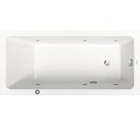 Duravit No.1 bañera de hidromasaje empotrada, rectangular, 1500x700mm, Jet Protect, 1 respaldo inclinado, blanco, 760487000JP1000