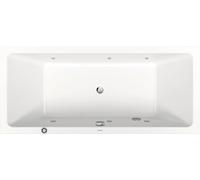 Duravit No.1 bañera de hidromasaje empotrada, rectangular, 1800x800mm, Jet Protect, 2 inclinaciones posteriores, blanco, 760492000JP1000