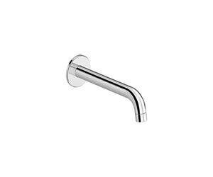 Duravit No.1 - Entrada para bañera (con cubierta de pared redonda, bañera), color cromado