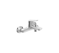 Duravit No.1 - Grifo mezclador monomando para bañera con sistema de mezcla de cerámica y prevención de retorno, cromado