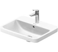 Duravit No.1 lavabo encastrado, 1 agujero para grifo, con rebosadero, 550x435mm, parte inferior pulida, blanco, 03555500272