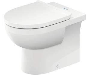 Duravit No.1 WC de pie, sin borde, 365x570mm, salida horizontal, 2009090000, Color: Blanco