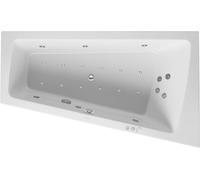 Duravit Paiova Whirlpool, versión empotrada, 1 inclinación trasera derecha, b...