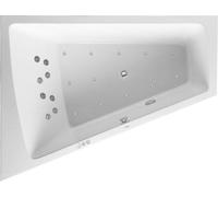 Duravit Paiova Whirlpool, versión empotrada, 1 inclinación trasera izquierda,...