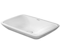 Duravit PuraVida lavabo 70x46.5 cm rectangular sobre encimera blanco 3697000001