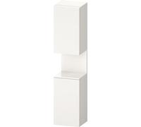 Duravit Qatego armario alto, puerta bisagra izquierda, 400x360x1760mm, nicho blanco alto brillo, QA1346L22840000, Color: Supermatt blanco