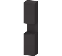 Duravit Qatego armario alto, puerta bisagra izquierda, 400x360x1760mm, nicho grafito supermatt, QA1346L80800000, Color: supermercado de grafito