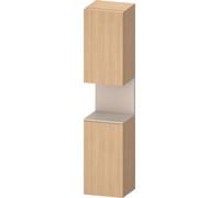 Duravit Qatego armario alto, puerta bisagra izquierda, 400x360x1760mm, nicho taupe supermatt, QA1346L83300000, Color: Roble Naturaleza
