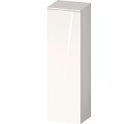 Duravit Qatego armario de media altura, bisagra de puerta derecha, 400x360x1320mm, QA1345R22220000, Color: Decoración blanca de alto brillo