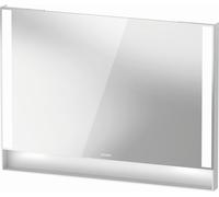 Duravit Qatego espejo 100x75 cm rectangular con iluminación blanco QA7083018180000