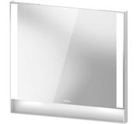 Duravit Qatego espejo 80x75 cm rectangular con iluminación blanco QA7082018180100