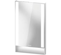 Espejo Duravit Qatego, 450x65x750mm, campos de luz laterales, regulable, QA7080018180000, Color: Blanco Mate