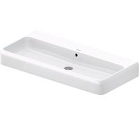 Duravit Qatego lavabo 100x47 cm rectangular para mueble blanco 2382100060
