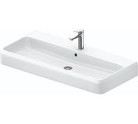 Duravit Qatego lavabo 100x47 cm rectangular para mueble blanco brillante 2382100000