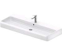 Duravit Qatego lavabo 120x47 cm rectangular para mueble blanco brillante 2382120000