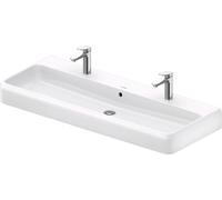 Duravit Qatego lavabo 120x47 cm rectangular para mueble blanco brillante 2382120024