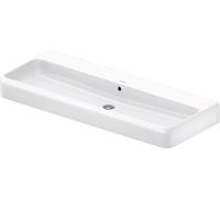 Duravit Qatego lavabo 120x47 cm rectangular para mueble blanco brillante 2382120028