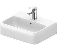 Duravit Qatego lavabo 45x35 cm rectangular sobre encimera blanco brillante 0746450000