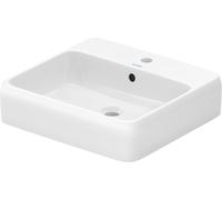 Duravit Qatego lavabo 50x47 cm rectangular sobre encimera blanco brillante 2385500027