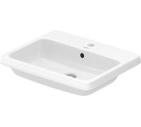 Duravit Qatego lavabo 55x45.5 cm rectangular empotrado blanco brillante 2396550027