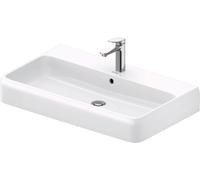 Duravit Qatego lavabo 80x47 cm rectangular para mueble blanco brillante 2382800027