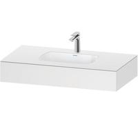Duravit Qatego lavabo encastrado con consola, 1000x550x170mm, QA4691018180000, Color: Blanco Mate