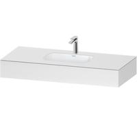 Duravit Qatego lavabo encastrado con consola, 1200x550x170mm, QA4692018180000, Color: Blanco Mate