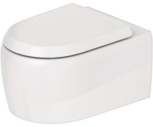 Duravit Qatego taza de inodoro suspendido sin reborde blanco brillante 2556092000