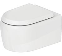 Duravit Qatego taza de inodoro suspendido sin reborde blanco brillante 2583090000