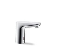 Duravit Sensor 1 grifería de lavabo electrónica, funcionamiento con pilas, cromo de alto brillo, SE1090009010