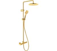 Duravit Shower Systems conjunto de ducha a pared con termostato oro TH4282008034