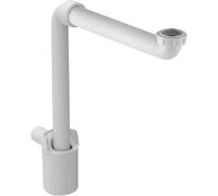 SifÃ³n de ahorro de espacio Duravit, blanco - 0050760000