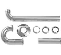 Duravit sifón de lavabo tubular cromo 0050260000