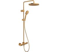 Duravit Shower Systems sistema de ducha 1000, Minusflow, 2 consumidores, TH4282008004, Color: bronce cepillado