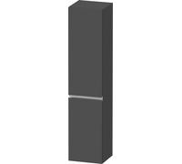 Duravit Sivida armario alto, tirador cromado, bisagra izquierda, 2 puertas, 400x374x1440mm, SV1370L10490000, Color: Grafito mate