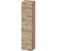 Duravit Sivida armario alto, tirador cromado, bisagra izquierda, 2 puertas, 400x374x1440mm, SV1370L10550000, Color: Roble jaspeado