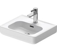 Duravit Soleil by Starck lavabo con enjuague manual, 450x380mm, con rebosadero y agujero para grifo, 074445, 0744450000, Color: Blanco