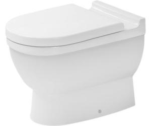 Duravit Stand washdown WC Starck 3 56cm, salida horizontal, blanco, 01240900001, Color: Blanco con Wondergliss
