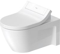 Duravit Starck 2 inodoro suspendido para SensoWash®, 25335900001, Color: Blanco con Wondergliss
