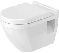 Duravit Starck 3 - Inodoro de pared (540 mm, con revestimiento WonderGliss)