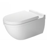 Duravit Starck 3 inodoro suspendido, enrasado, Durafix, 620x365x380mm, 2226090000, Color: Blanco